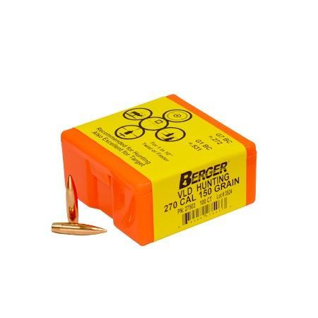 Berger Match Grade Hunting Bullets .270 cal .277