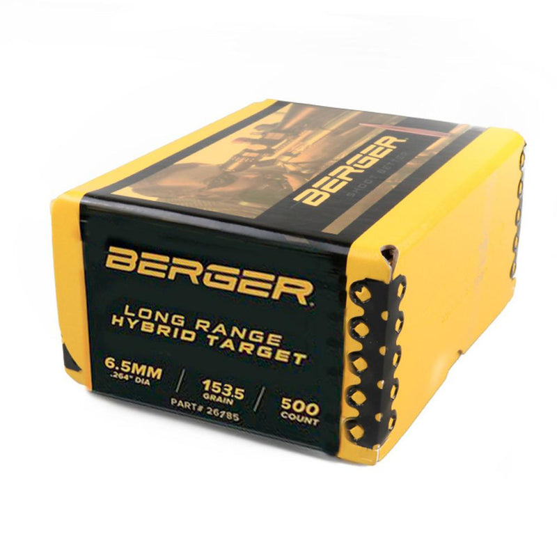 Berger Long Range Hybrid Target Rifle Bullets 6.5mm .264