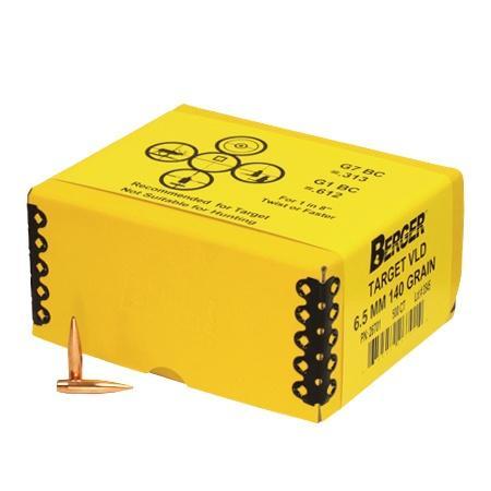 Berger Match Grade Target Bullets 6.5mm .264