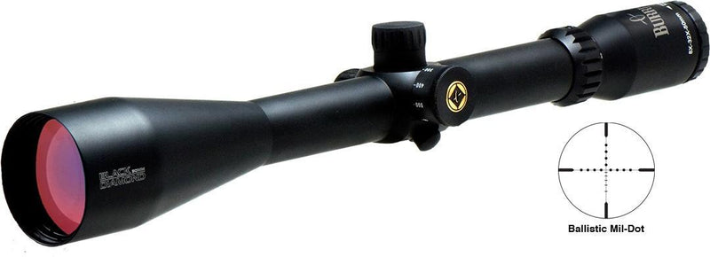 BLEMISHED Burris 8-32x50 Black Diamond Rifle Scope Ballistic Mil-Dot Matte Side PA Target Knobs