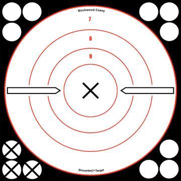 Birchwood Casey Shoot-N-C White/Black Bull's-Eye 