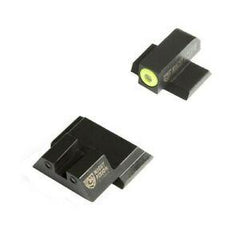 Perfect Dot NS Set w/Yellow Front +  Black Square Rear Fits S&W M&P