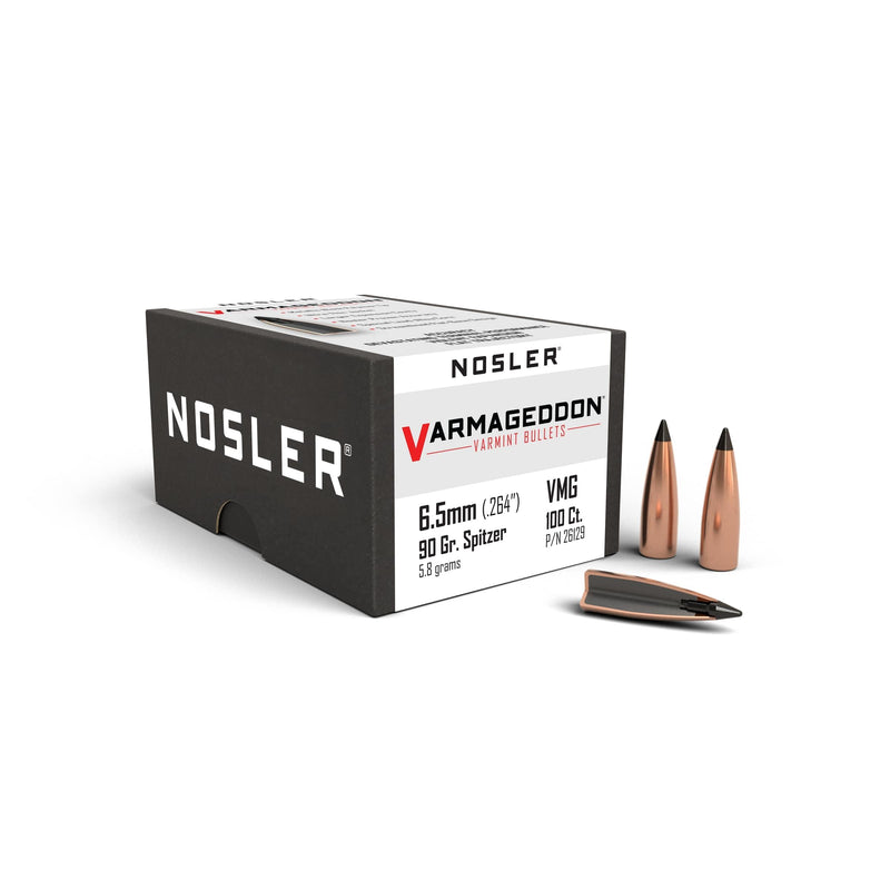 Nosler VarMageddon Rifle Bullets 6.5mm .264