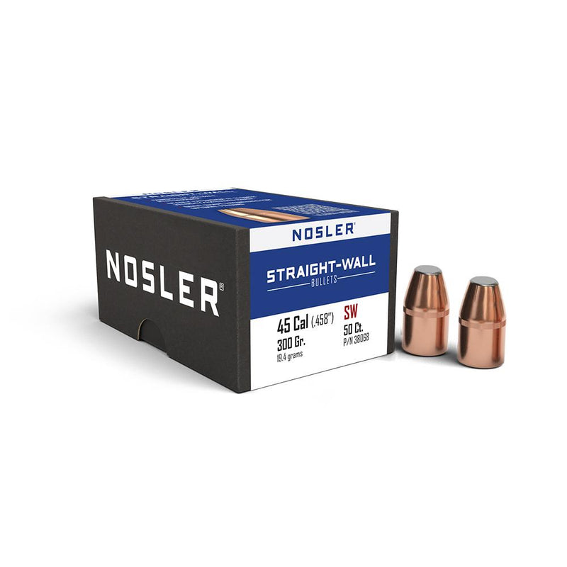 Nosler Straight Wall Rifle Bullets .45 Cal .458