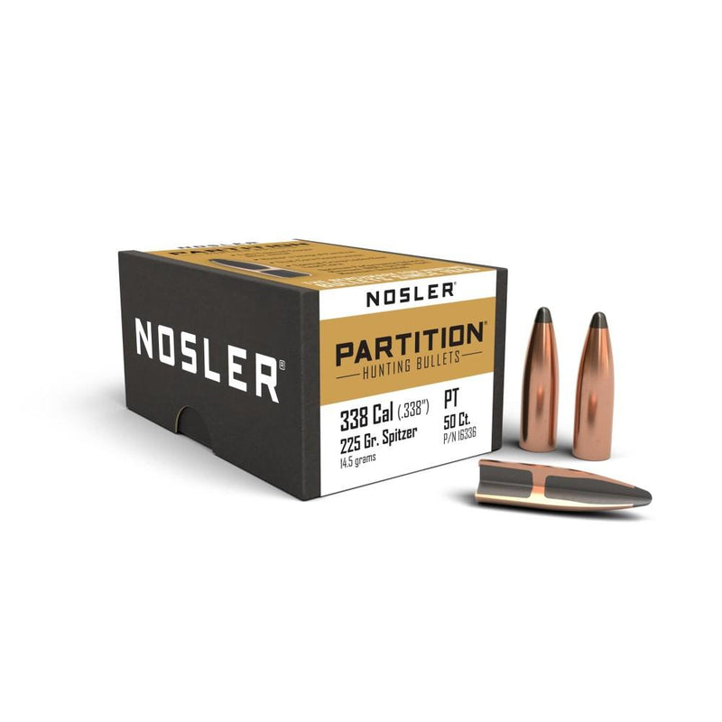 Nosler Partition Rifle Bullets .338 cal .338
