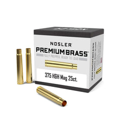 Nosler Unprimed Brass Rifle Cartridge Cases .375 H&H 25/ct