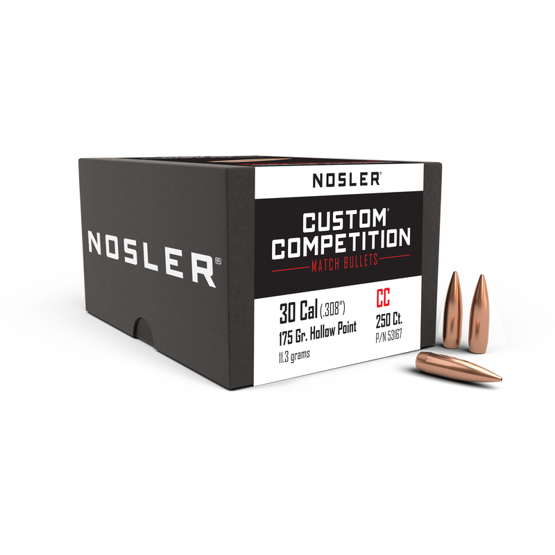 Nosler Custom Competition Rifle Bullets .30 cal .308