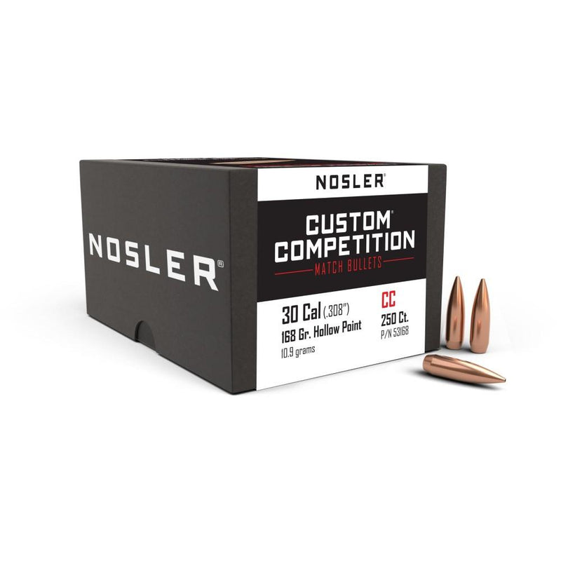 Nosler Custom Competition Rifle Bullets .30 cal .308