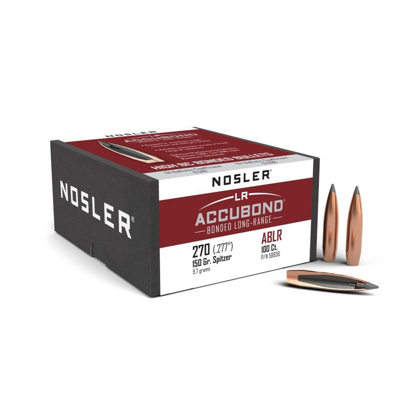 Nosler AccuBond Long Range Rifle Bullets .270 cal .277