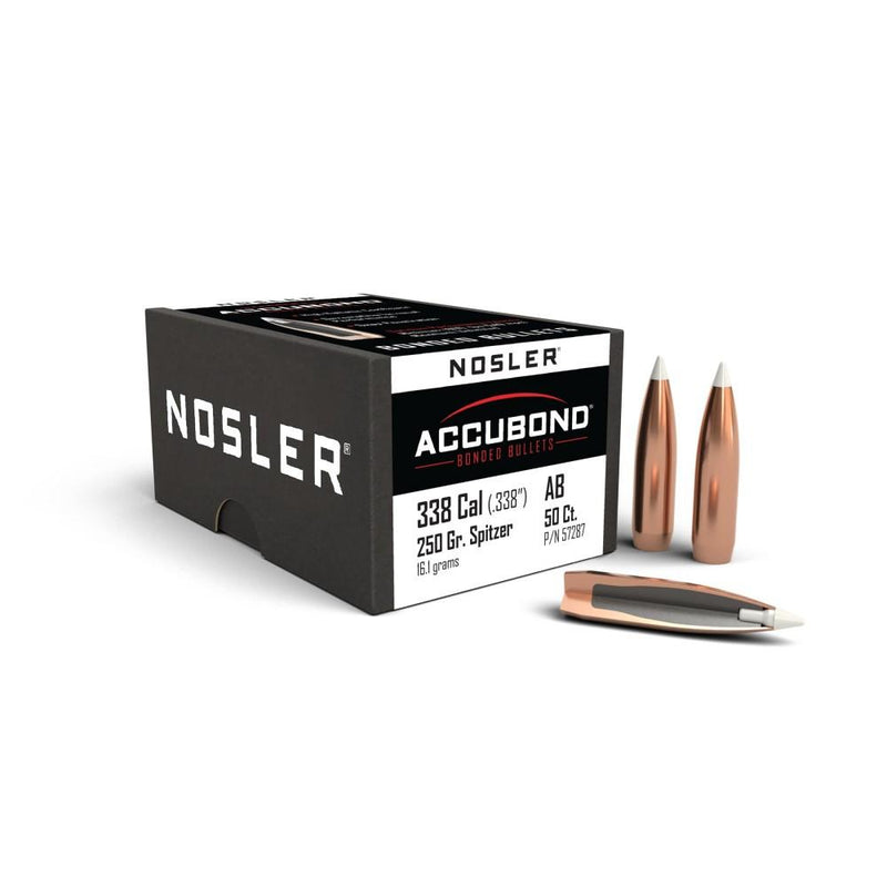 Nosler AccuBond Rifle Bullets .338 cal .338