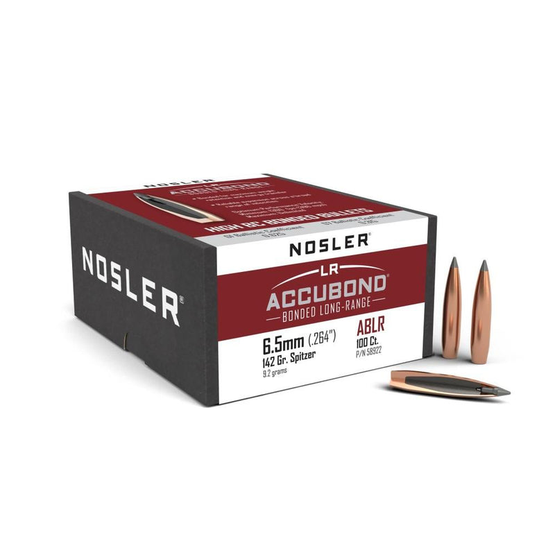 Nosler Accubond Long Range Rifle Bullets 6.5 Cal .264