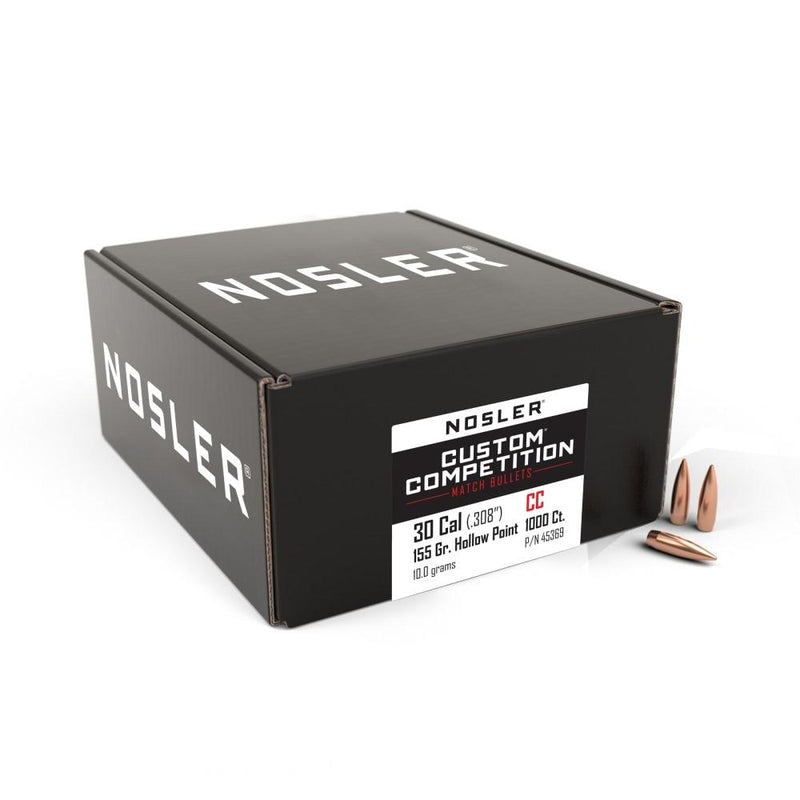 Nosler Custom Competition Bullets .30 cal .308