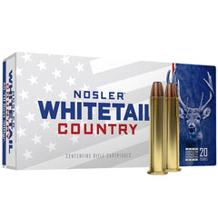 Nosler Whitetail Country Rifle Ammunition 45-70 Govt 300gr LFN 1950 fps 20/ct