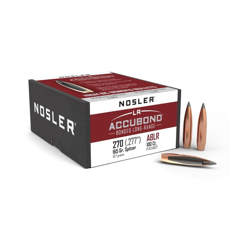 Nosler AccuBond Long Range Rifle Bullets .270 cal .0277