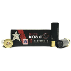PPU Stars & Stripes Defense Buckshot Shotshells 12ga 2-3/4