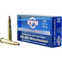 PPU Rifle Ammunition .30-06 Sprg 150 gr SP 2910 fps 20/ct