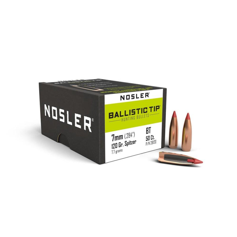 Nosler Ballistic Tip Hunting Rifle Bullets 7mm .284