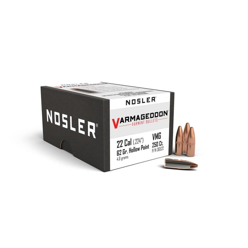 Nosler VarMageddon Rifle Bullets .22 cal .224