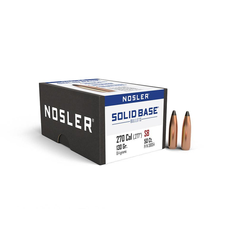 Nosler Solid Base Rifle Bullets .270 Cal .277