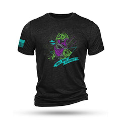 Nine Line T-Rex Short Sleeve Shirt Black Triblend M