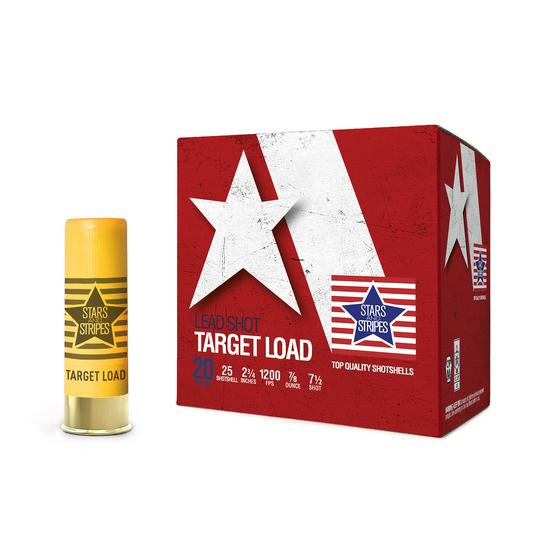 PPU Stars & Stripes Target Shotshells 20ga 2-3/4