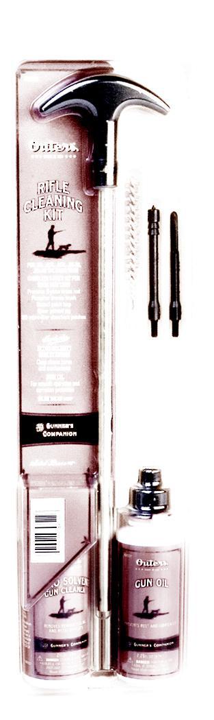 Outers Clamshell Brass Rifle Cleaning Kit - .22 cal