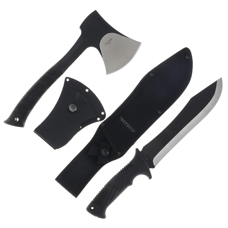 Schrade Machete Axe Combo 8-1/2