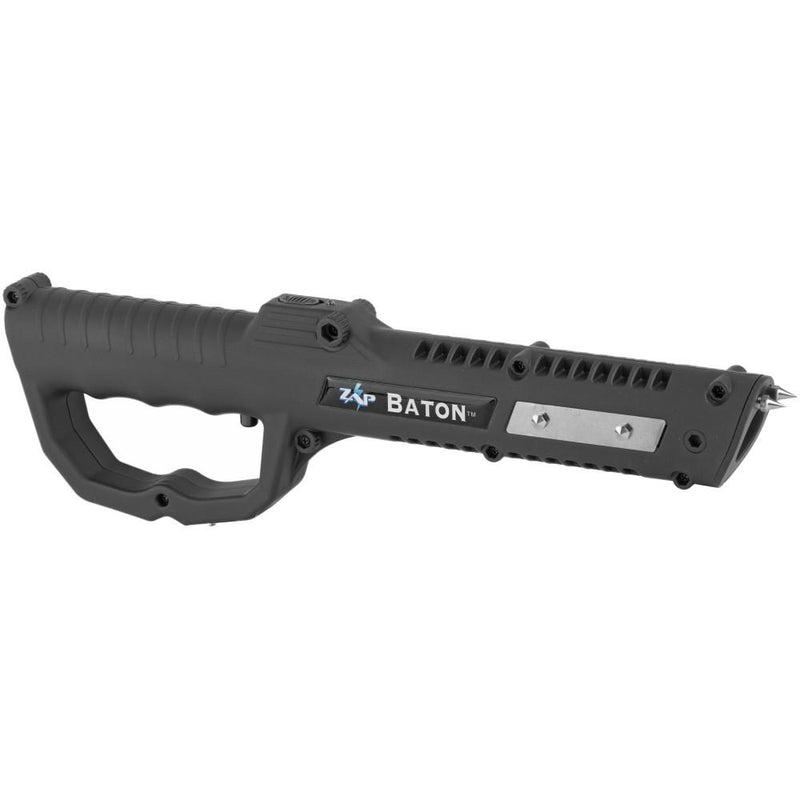 Personal Security Zap Baton Stun Gun with LED Flashlight 1000000 Volt Black