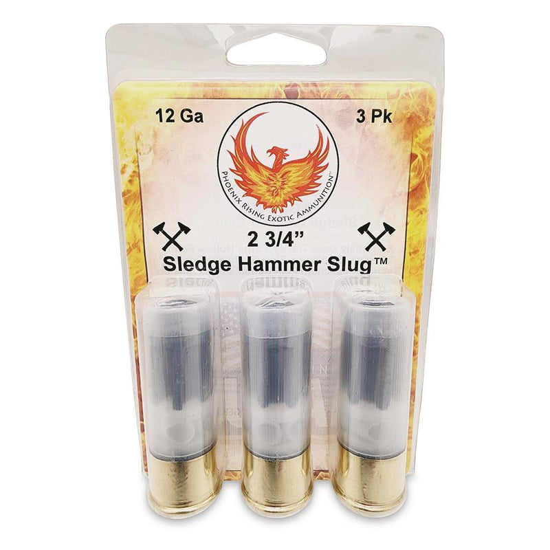 Phoenix Rising Sledge Hammer - Large HP Slug Shotshell 12ga 2-3/4
