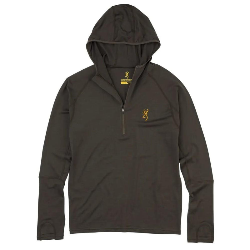 Browning Merino Hooded Shirt Major Brown S