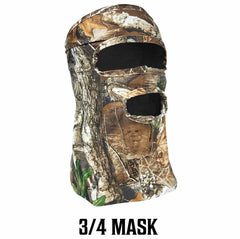 Primos Stretch Fit Mask - RealTree Edge Camo 3/4 Face
