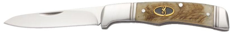 Browning Joint Venture Pocket Knife Jigged Sheep Horn - 3