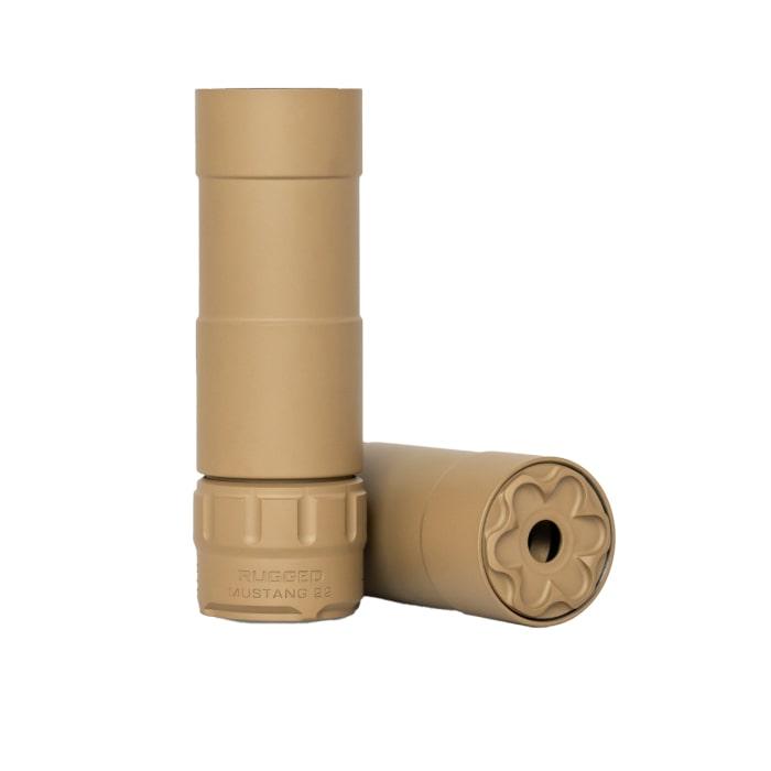 Rugged Mustang22 FDE Suppressor .22 LR 5.3