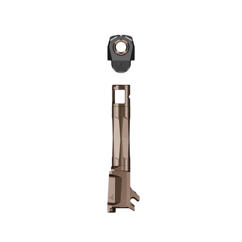 Radian Weapons Afterburner and Ramjet Combo Barrel and Compensator for Sig Sauer P365 P365X Bronze