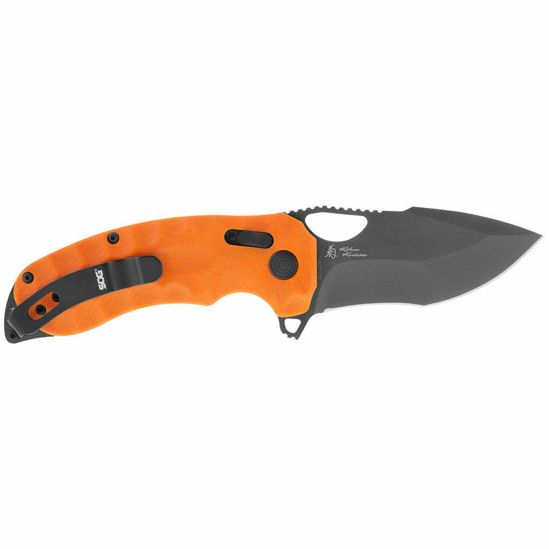 SOG Kiku XR LTE Blaze Orange Knife 3.02