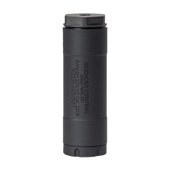 Banish 22K-V2 Direct Thread Suppressor .22 LR Titanium 1/2