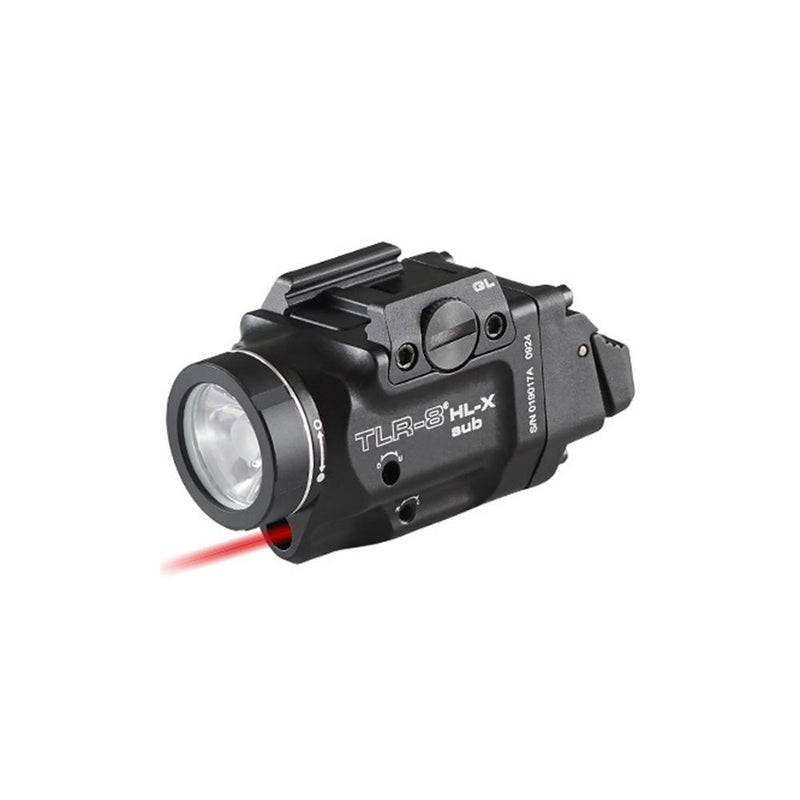 Streamlight TLR-8 HL-X Sub Handgun Weapon Light for 1913 Short Railed Subcompact 1000 Lumens Black