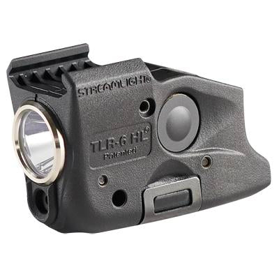Streamlight TLR-6 HL Weapon Light with Red Laser for Glock 42/43/48 Black