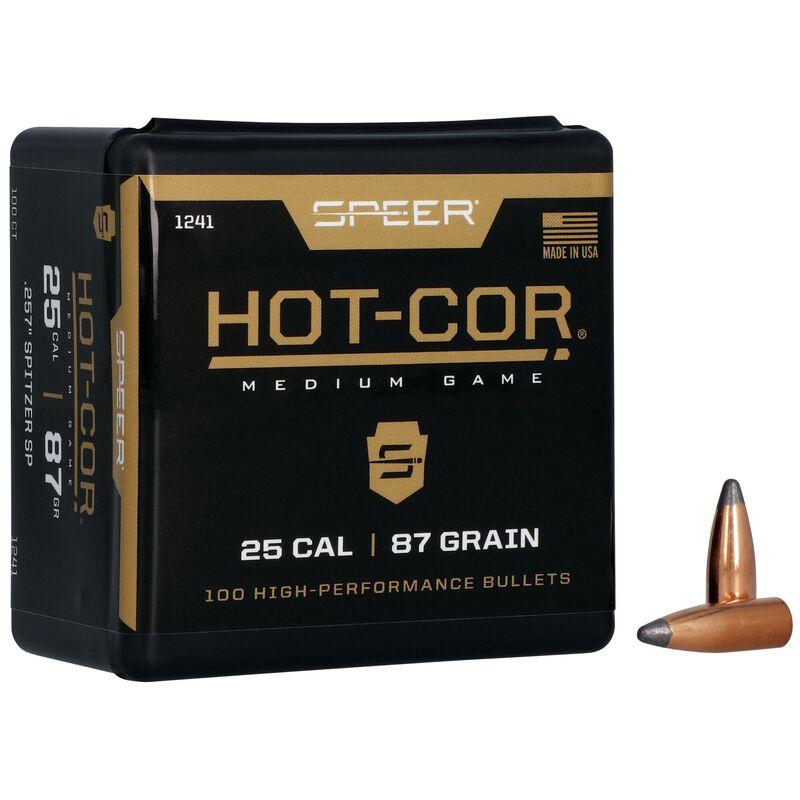 Speer Hot-Cor Rifle Bullets .25 cal .257