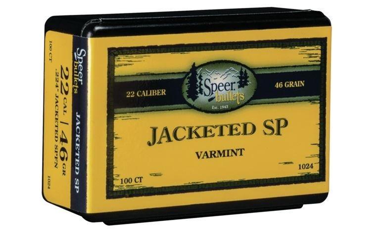 Speer Varmint Soft Point Rifle Bullets .224 cal .224