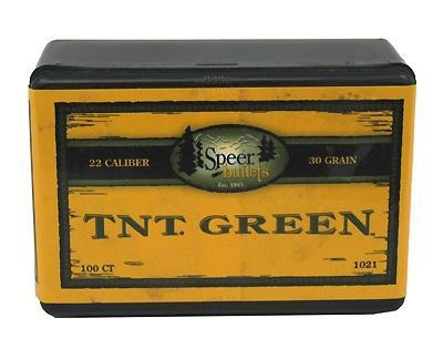 Speer TNT Green Rifle Bullets .22 cal Hornet .224