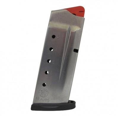 Smith & Wesson M&P Shield Handgun Magazine Stainless Steel .45 Auto 6/rd