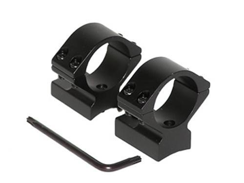 Talley Lightweight Alloy Scope Mount Combo - Black Anodized - 1
