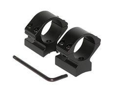 Talley Lightweight Alloy Scope Mount Combo - Black Anodized - 1