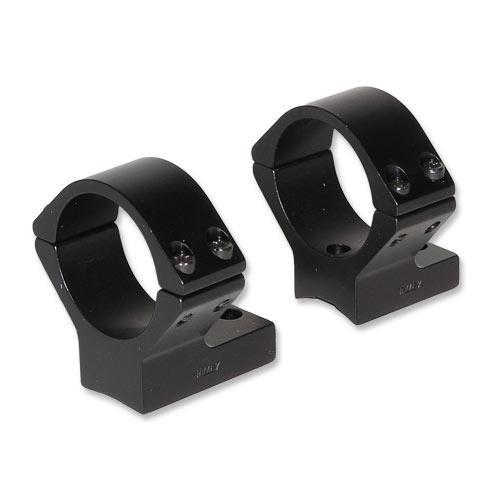 Talley Lightweight Alloy Scope Mounts - Black Anodized - 30mm - Low Weatherby Accumark-Magnum & Mark V (9 LUG)