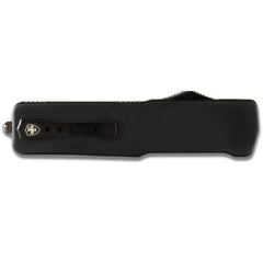 Templar Knives Premium Lightweight Black Rubber Automatic Knife 3 1/2