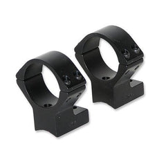 Talley Lightweight Alloy Scope Mounts - Black Anodized - 30mm - High Savage w/Accutrigger Stevens 200 Stiller Predator TC Venture Ruger American