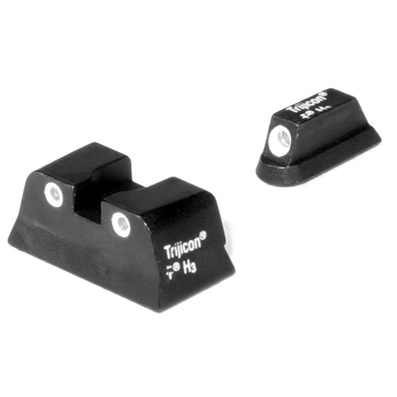 Trijicon Bright & Tough Night Sight Set White with Green Front and Rear