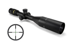 Trijicon AccuPoint Rifle Scope - 5-20x50mm Standard Duplex Crosshair w/Green Dot Reticle 19.1-5.1' FOV 4.1-3.8