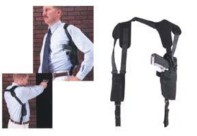 Uncle Mike's Pro-Pak Horizontal Shoulder Holsters Fits 3.75-4.5
